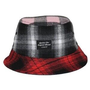 Limited Too Reversible Plaid Bucket Hat